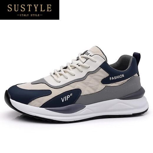 Zapatos para hombres de lujo de alta gama zapatos casuales para hombres transpirables versátiles zapatos casuales zapatos deportivos livianos 9901 superficie de cuero gris negro 41