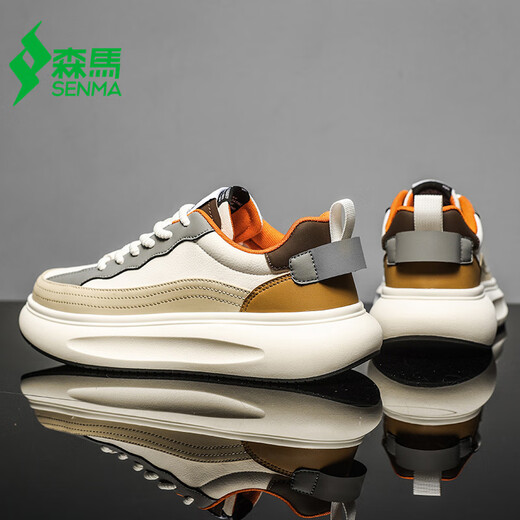 Semir Herrenschuhe im Herbst und Winter 2025 Neue trendige vielseitige Forrest Gump Mesh komfortable Sportschuhe beliebte weiße Schuhe für Männer Mika 1699 39