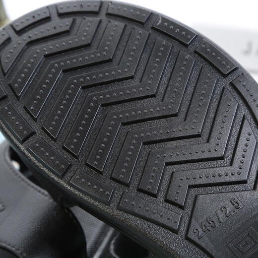 Huili Shanghai Huili men's summer new style non-slip, breathable, wear-resistant daily casual dual-purpose genuine sandals beach shoes and slippers Huili/new style/3888/brown 40 (250mm)