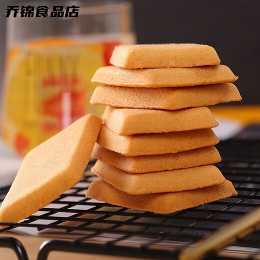 胖东来品质干烙饼干 鸡蛋煎饼早餐休闲零食品小吃夜宵 400g*1箱约 干烙795g约47包