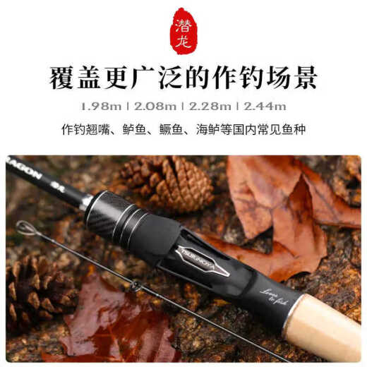 筏芯泛用路亚竿L/ML/M硬度高感度远投翘嘴鲈鱼鳜鱼微物变调 3m 2.0 新追加款C682L枪柄 精细