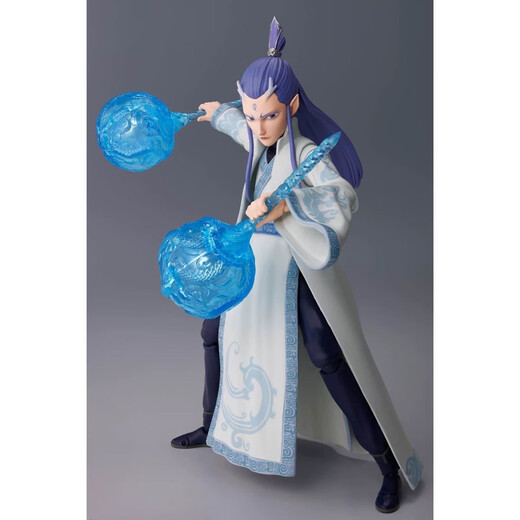 Véritable spot nouveau Bandai Shf Nezha: The Devil Child’s Sea Nezha Ao Bing peut utiliser un jouet de téléphone mobile tout nouveau (ouvert sans retour et échange) Nezha (12 cm)