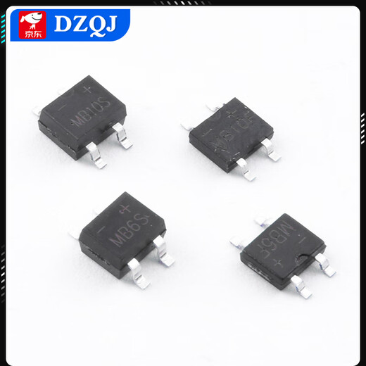 Original genuine UMW MB6S/MB10S/MB6F/MB10F/MB6M/MB10M rectifier bridge stack UMW/Friend Taiwan MB10F (0.8A) patch (20 pieces) No Specifications