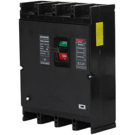 DELIXI – disjoncteur de fuite, boîtier en plastique, interrupteur de protection DZ20L-160/4300 100A 125A 160A 63A 4p