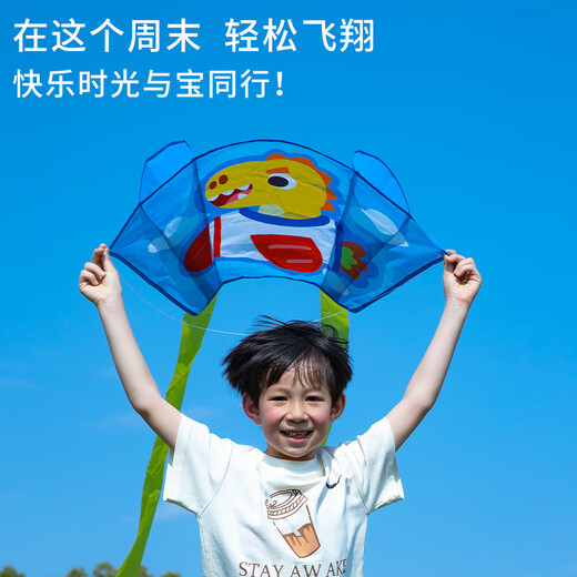 Kaiya Internet Celebrity Same portable de poche sans squelette Kite 2025 New Children's Cartoon Breeze Easy-Fee Outdoor Toys