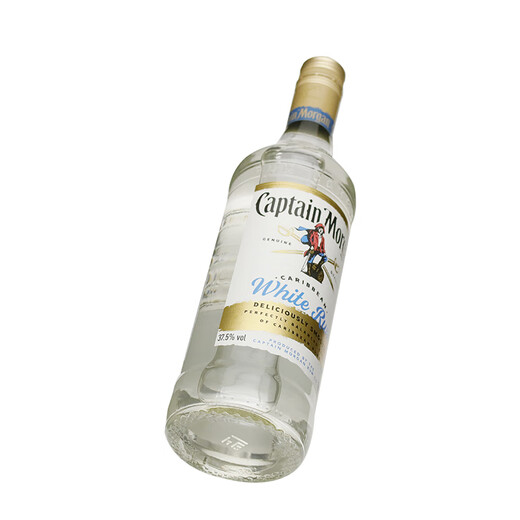 摩根船长牙买加朗姆酒 Captain Morgan Black 洋酒 烘焙辅料调酒基酒 摩根船长白朗姆酒 700mL 1瓶