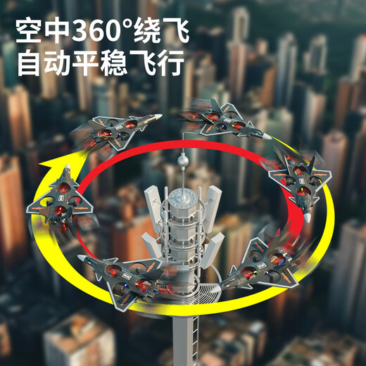 斯纳恩（Snaen）歼20遥控飞机儿童玩具耐摔续航无人泡沫战斗机男孩儿童生日礼物