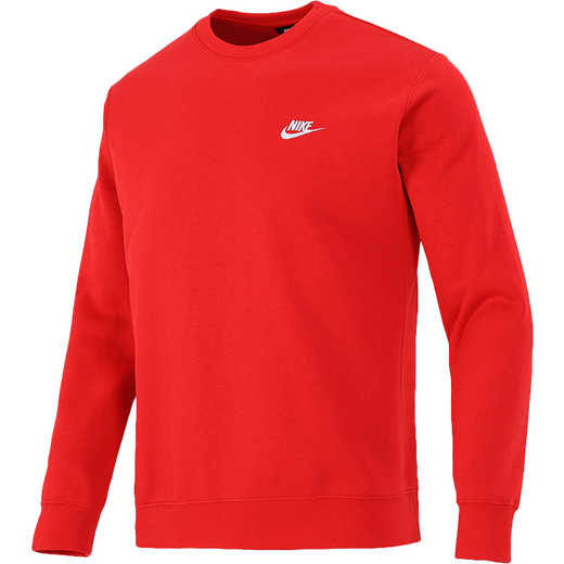 耐克（NIKE）男装女装加绒保暖情侣运动服健身训练休闲卫衣套头衫圆领外套上装 BV2663/本命年红色 男女同款 单 S