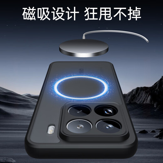 MR.G适用小米15pro手机壳磨砂磁吸15保护套全包防摔抗指纹轻薄简约外壳 小米15Pro 不沾指纹丨全包保护