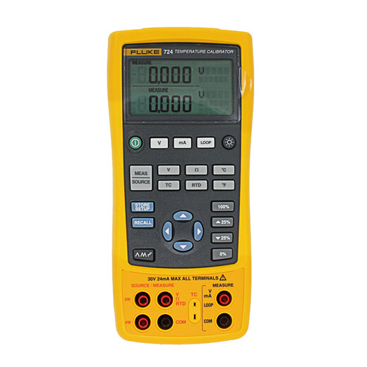 Fluke F724 Процесс -сигнал генератора ггроэтлежа калибратор калибратор калибратор калибратор калибратор калибратор калибратор F724 (включен в счетом)