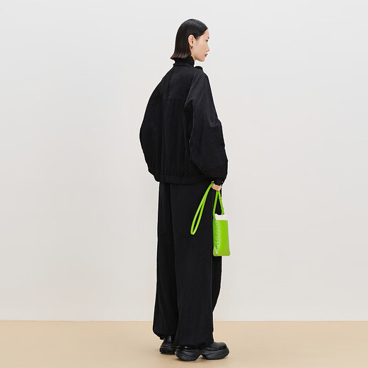 AUM (AUM) Easy Suit AUM 2025 Spring New Outdoor Style Work Wear Vest Black Jacket Trousers Black Top S