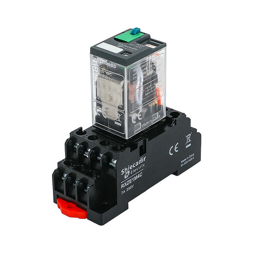 Schneider intermediate relay DC 24v AC 220v 8 feet 14 feet RXM2AB 4AB LB2BD P7 RXM2LB2BD 2 sets of relays/DC24V/5A