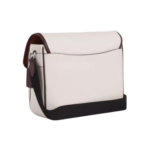Entrenador (entrenador) Bolsa para hombres, bolsa de franqueo a la antigua, bolsa de cámara, bolsa de mensajero, bolsa cuadrada pequeña, bolsa de cuerpo cruzado de un solo hombro para hombres, dale al novio CT753, ortografía blanca marrón SVX9K