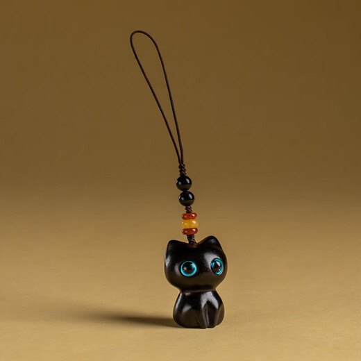 Beiyipin téléphone mobile lonyard accessoires pendents mignons chance et chat ringous chat santalou