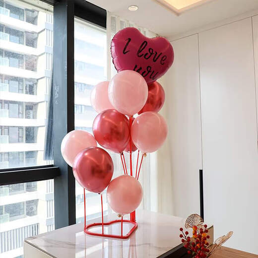 Hochzeitszimmer Dekoration Dekoration Liebe Ballon Klammer Männer und Frauen Hauptschlafzimmer Hotel Hochzeit Neues Haus Klappballon Tisch schwimmend B3890 Prinzessin bitte rich reichen 0