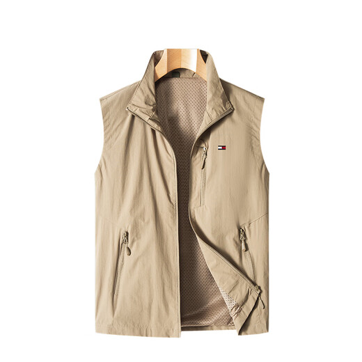 Tommy Jeans 2025 Nouveau gilet de veste de veste de veste de veste de veste de veste de gilet de pêche extérieure