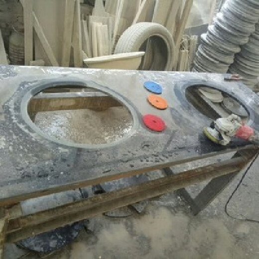 An Junsheng marble diamond dish-shaped pebbles flat-cut saw blade granite polished under-counter basin curved cutting blade 105 curved cutting blade-green