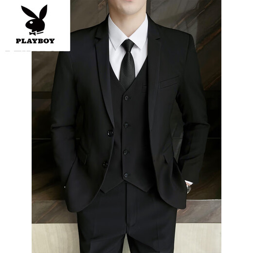 Playboy (Playboy) Мужской костюм набор ка простого бизнеса профессиональный форум корейский стиль жених свадебный коид.