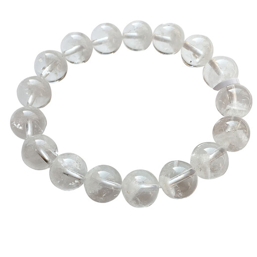 Pangdonglai Qualität weißes Kristallarmband Tianlan Treasure Pot White Ghost Armband Tausend Schicht Bergpyramiden Männer und Frauen lieben H6778 15,4 mm natürlicher Kristall/Semi -Edelstein