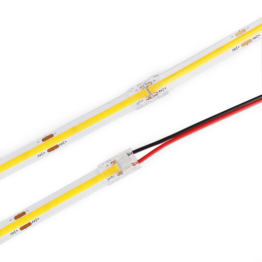 Start COB lamp with led solderless head accessories low voltage quick connector crystal head 2P/8mm - 5 solderless butt wires