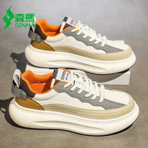 Semir Herrenschuhe im Herbst und Winter 2025 Neue trendige vielseitige Forrest Gump Mesh komfortable Sportschuhe beliebte weiße Schuhe für Männer Mika 1699 39