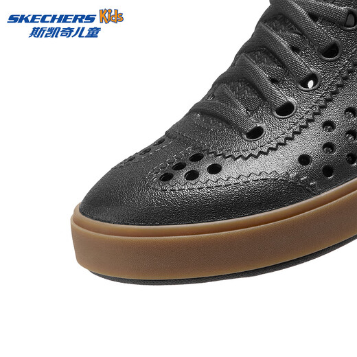 Skechers Skechers Children's Summer Croc Shoes Light Heel Comfortable River Tracing Shoes Girls Comfortable Sandals 308201L Black/White/BKW 27.5