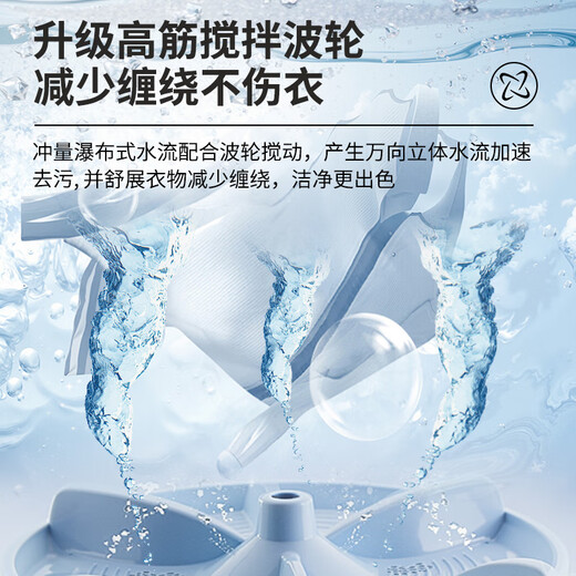 日普（RIPU）双桶双缸洗衣机半自动家用 大容量宿舍租房家用小型波轮洗脱分离 16公斤双缸 | 强力去污【洗10+脱6】