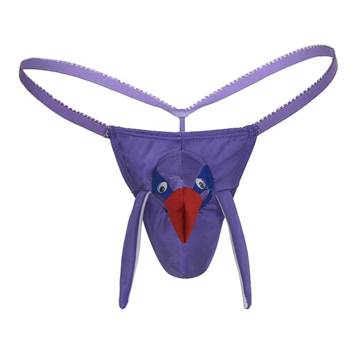 Cinturón de ropa interior sexy para hombres tanga de tía de juego creatividad creativa divertida y sexy ropa interior pájaro cabeza t-toss shishima rojo