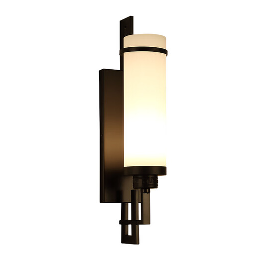CLCEY Nuevo sonido de estilo chino y control de luz Cuerpo humano Luz de la pared Control de voz inteligente Sala de estar Sala de estar Bedero Lámpara LED de pasillo 6636-Voice Modelo