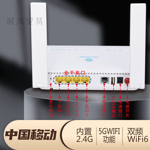 联通千兆万兆智慧沃家光猫TEWA800 中兴677中兴6600U 宽带光纤猫 联通多省通用四口千兆5G双频WIFI路由一体7-9