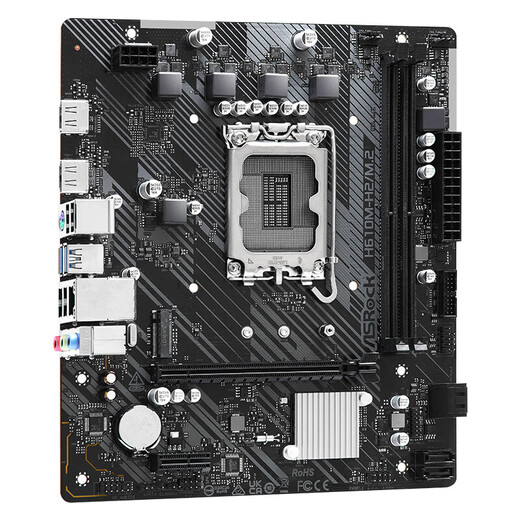 Placa base de la serie ASROCK (ASROCK) H610M con tablero de CPU Intel Intel U Set de 12a generación Board U Set Configuración recomendada para cursos de oficina en línea ASROCK H610M-H2/M.2 D4 I3 12100F Boxed