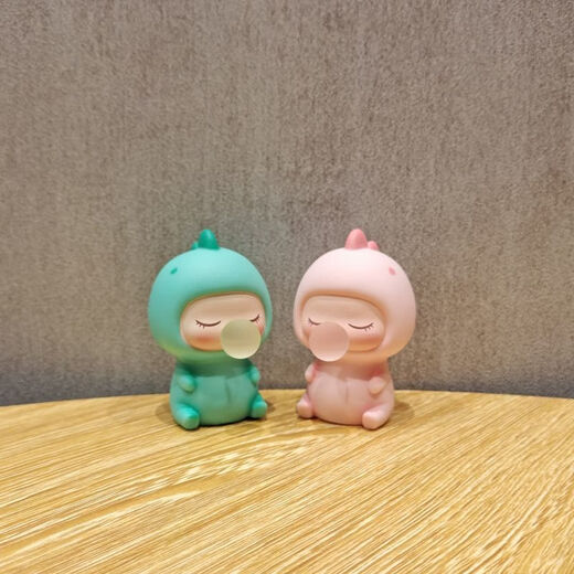 Desktop süße kleine Ornamente kreatives Schlafzimmer Mädchen Herz Mini Cartoon Geschenkauto Bürodekoration [Shop] Niedliche Blasendrache Paar