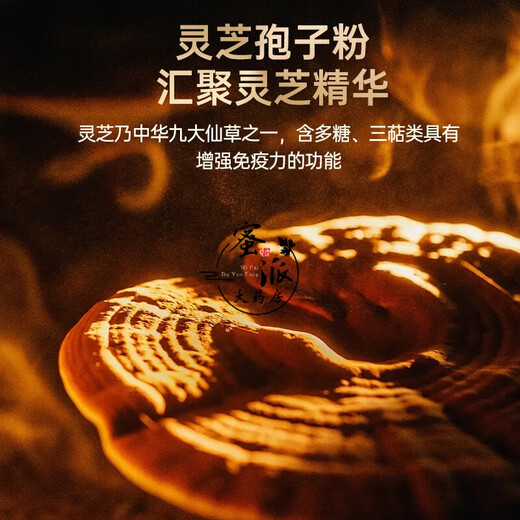 北京同仁堂野芝堂牌破壁灵芝孢子粉胶囊中老年人增强免疫力体虚体弱送礼长辈 二小盒装基础装