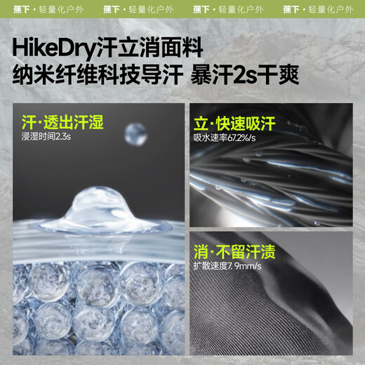 蕉下（beneunder）休闲裤子男通勤户外长裤弹力速干徒步裤HI899漫暮黑L