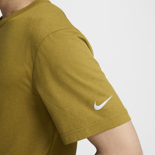 Nike (Nike) Official Hyverse Dri-Fit Men's Protection Sun Protection à séchage rapide T-shirt d'été à manches courtes HV4882 399 DÉSER