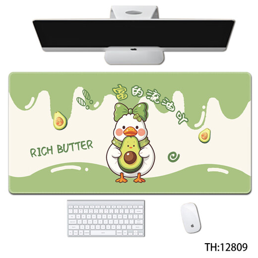 Almohadilla de mouse de dibujos animados lindo gato de tres colores para almohadilla de escritorio de oficina extra grande para hombres y mujeres de estilo antiguo Estación de texto rica para portátiles de teclado para portátiles aprendizaje de la muñeca de la muñeca.