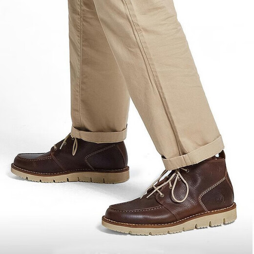添柏岚（Timberland）马丁靴男鞋春夏户外运动通勤轻便减震透气中帮商务休闲皮鞋A1JTW A1JTW245/棕色/尺码偏大 40 (250mm)