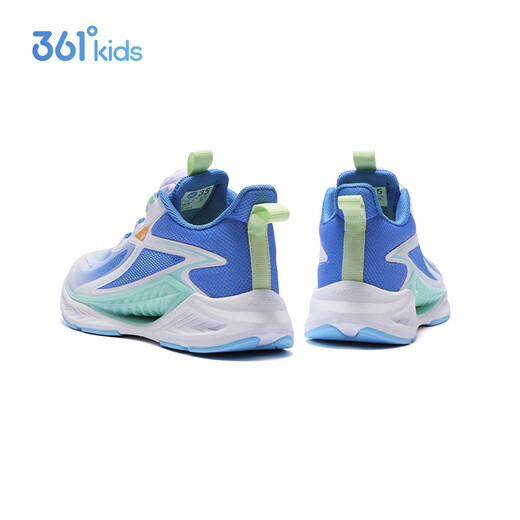 361 Wind 6.0 Chaussures de course pour enfants 25 Summer Boys and Girls Flexible Breathable Professional Sports Chaussures bleu 34