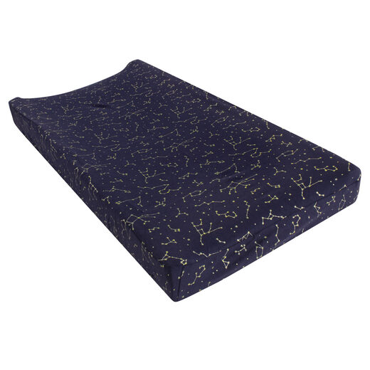 HUDSON BABYBABY Unisex Baby Changing Pad Cover Navy Blue Constellation One Size