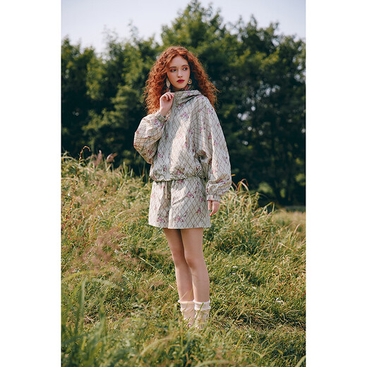 Wancaoyi 2025 spring new fashion suit H11102411 light green XS