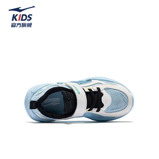 Hongxing Erke (ERKE) children's shoes for men and women, large and small, children's sandals, children's hollow beach frame shoes, light blue/microcrystalline white 32