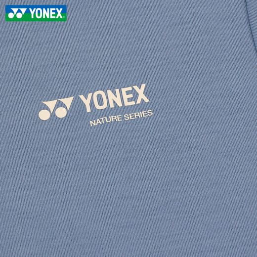 Yonex 25 Nuevo uniforme de bádminton Edición de edición limitada de manga corta Camiseta Camiseta Men and Women 16833/16835 Femenina de manga corta 16835cr-456 Ice beige m