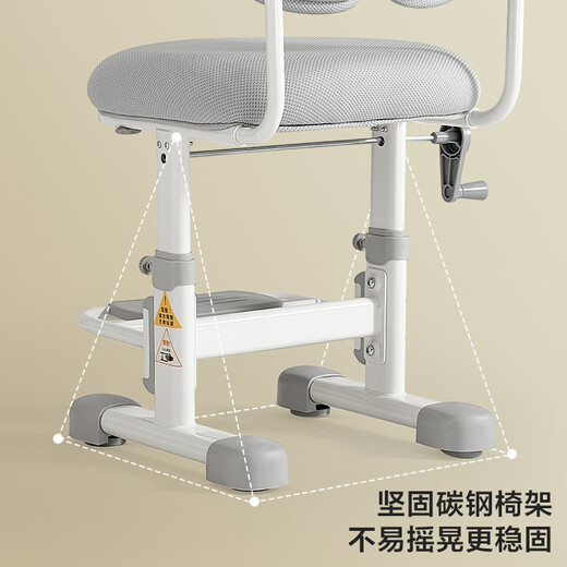 LINSY KIDS林氏儿童学习椅学生写字椅子可升降座椅 【灰】LS690W1-C学习椅