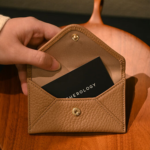 Leatherologie Aolejis Top -Layer -Kuhlatten -Visitenkartenhalter Herren- und Frauen -ID -Bankkarten -Bag -Kartenhalter Genauer Leder Brieftasche anpassbare Gifttrockenrose (begrenzte Farbe)
