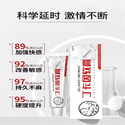 香港大药房丁卡因软膏延膏时外早用泄丁卡因乳膏凝胶私处保养降低 1支SN6636 1支