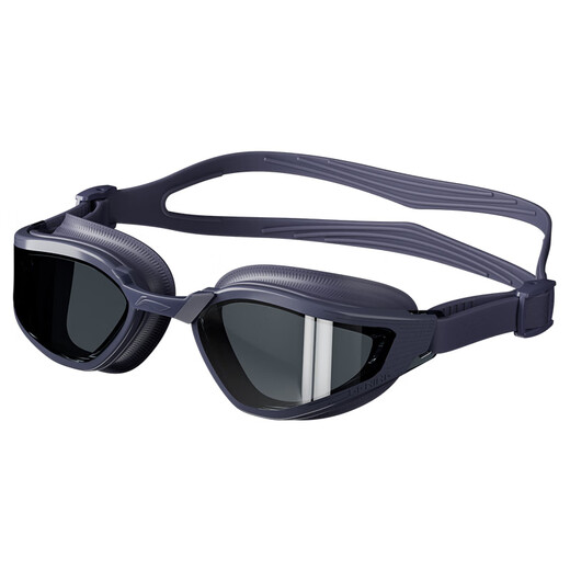Li Ning (LI-NING) waterproof and anti-fog swimming goggles for men, high-definition swimming goggles, professional training women's swimming goggles 2074 gray blue
