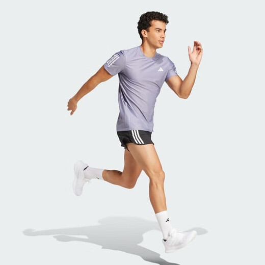 阿迪达斯 adidas男速干跑步健身运动短袖圆领T恤 短袖 JC9796