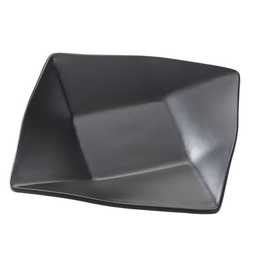 
Metamine tableware plate commercial catering snack plate barbecue hot pot side dishes cold dishes fried rice black plate plastic plate ljp1098 half box 36 pieces 0 inch