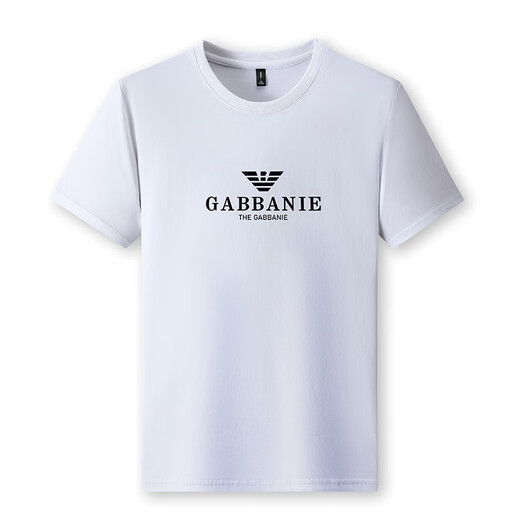 阿玛尼（Emporio Armani）阿玛妮男士纯棉短袖t恤2024夏季薄款圆领休闲打底衫上衣 1518 白色 M  165 建议95-115斤