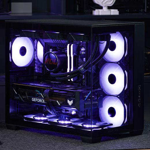 AMD 24-issue interest-free 9800X3D host/9700X/7800X3D host ASUS family bucket RTX5060Ti/5070/5070Ti graphics card game computer complete machine R7 9700X+RTX5060丨Configuration one